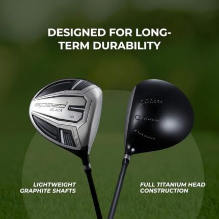 Speed System Golf Titanium Driver in use — Lightweight Graphite Shaft